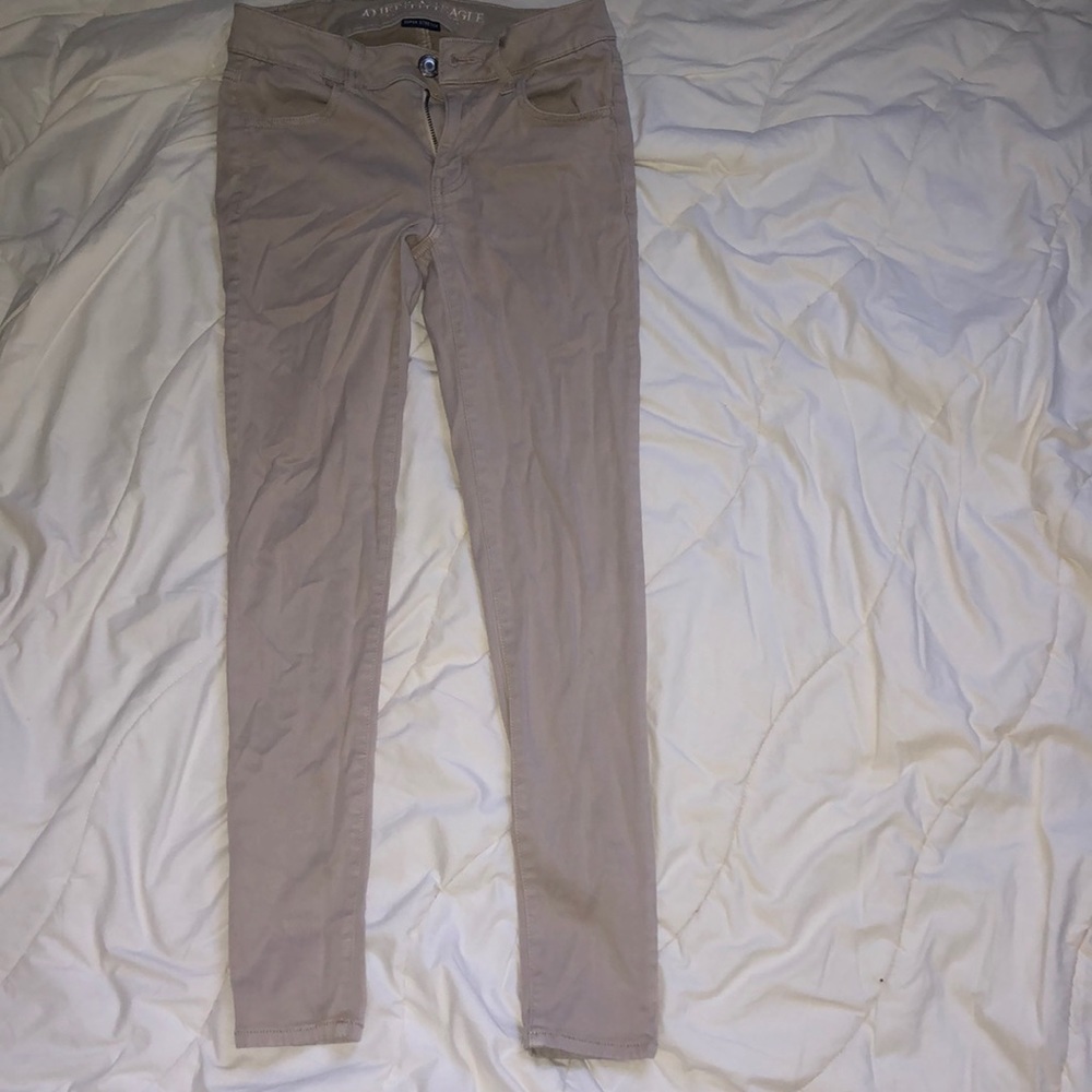 khaki skinny jeans